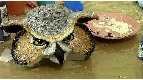 How to Make and Owl Mask, Part 4