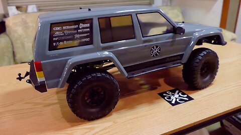 Axial SCX10 II RTR 2000 Jeep Cherokee Unboxing While On The Road