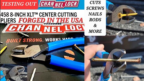 CHANNELLOCK E458 CENTER CUTTING XLT PLIER PREVIEW