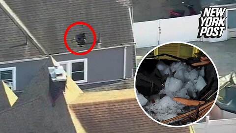 New Jersey family nearly crushed by massive ice chunk from the sky