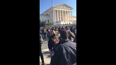 Antifa Realizes They Are Outnumbered at SCOTUS