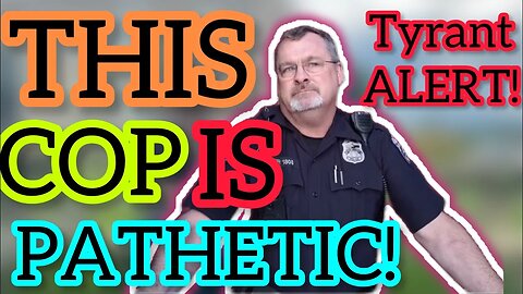 Cop Gets Called Fat. ATTACKS! Embarrassing Footage Of grown Man Child 1st Amendment Audit FAIL!