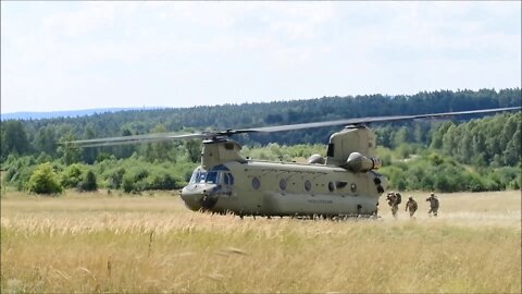 Chinook exfil at USAREUR AF Best Squad Competition