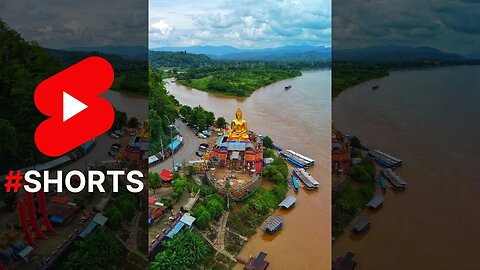 Golden Triangle Buddha; Thailand, Myanmar, Laos #shorts