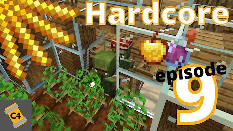 Healing the villagers and Blaze Rods | Hardcore episode 9