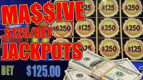 HIGH LIMIT SLOTS IN LAS VEGAS UP TO $125 PER SPIN!!!