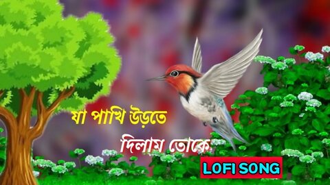 Ja Pakhi Urte Dilam Toke - Silajit Lyrical LOFI SONGS | New Lofi Bengali Song | lofi headphone