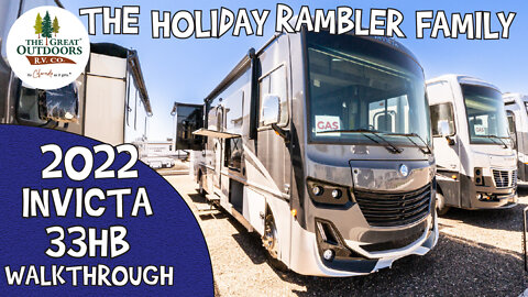 Your Next Motorhome! 2022 Holiday Rambler Invicta 33HB Gas Powered Motorhome