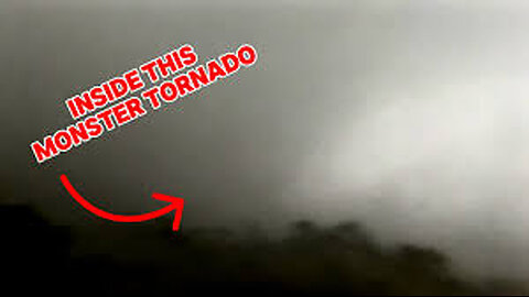 INSIDE A POWERFUL WEDGE TORNADO for minutes south of Robert Lee, Texas!