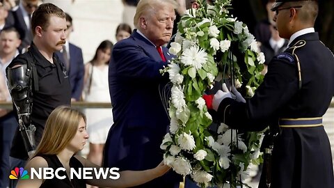 Trump’s Arlington Cemetery Visit Sparks Controversy; Harris & Gold Star Families React