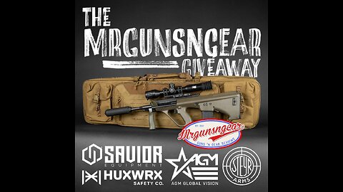 Huge Giveaway! Steyr AUG, HUXWRX 7.62 Ti Silencer, AGM Thermal Scope, & Range Case 🇺🇸