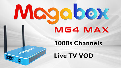 MagaBox MG4 Max 4GB +128G Android Streaming TV Box