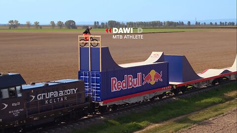 World First Bike Flip On A Moving Train