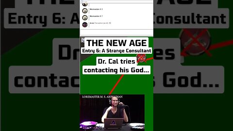 Dr. Cal is left on read by his God... 👽😅 #ttrpg #scifi #shorts #newage #reborninpowerrpg