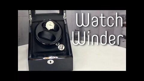 JQUEEN Automatic Double Watch Winder with 3 Storage Pillows Review