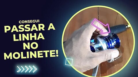 Como colocar linha no molinete de pesca