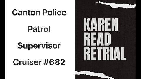 Killer Karen Read: Why Didn’t Rapist & Fraudster Aidan #Turtleboy Kearney Obtain A Copy Of Audio From Inside Police Patrol Cruiser #682?