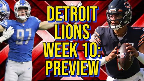 Detroit Lions Week 10: Preview #detroitlions #chicagobears #nfl