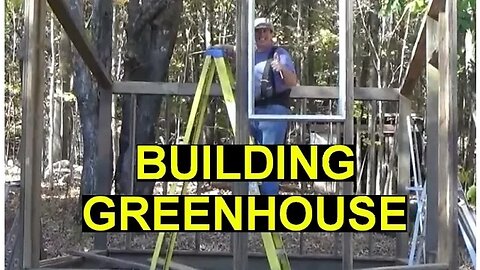 Work On Off Grid Greenhouse Continues & Melanies Crafts