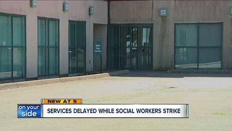 160 Lorain County Jobs and Family Service workers on strike over benefits