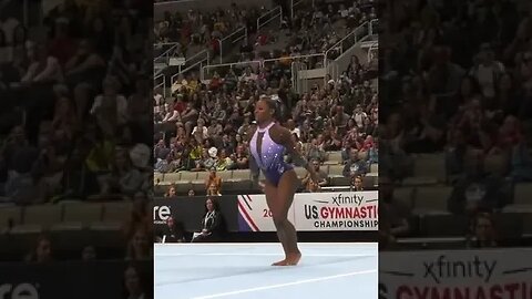 Simone Biles Floor Exercise (tumbling passes) 2023 Xfinity US Championships Day 1 #shorts