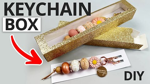 KEYCHAIN BOX TUTORIAL FOR BEADED KEYCHAINS | DIY CRAFT TUTORIALS