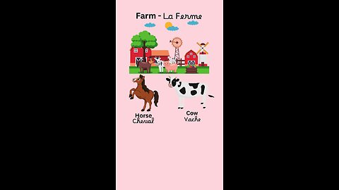 Learn Farm Animals in English and French 📚