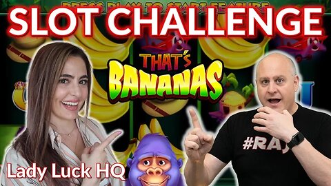 The Raja & Jackpot Jackie Slot Challenge vs Lady Luck HQ & Hubby!