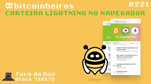 Alby - Carteira Lightning direto no navegador