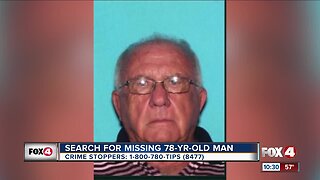 Search for missing 78-year-old man continues