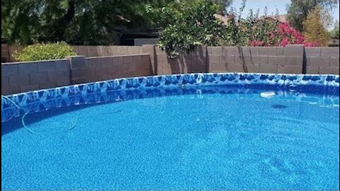 Overlapping Swimming Pool Liner Install Intex Coleman 22 x 52