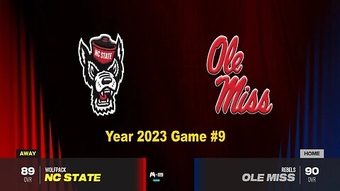 CFB 24 NC State Wolfpack Vs Ole Miss Rebels Year 2023