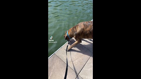 Luke on Dock