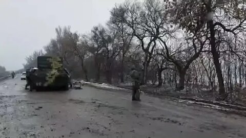 Ukrainian BTR-80 APC vehicle captured by LPR military