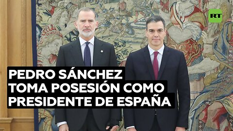 Pedro Sánchez toma posesión ante el rey Felipe VI