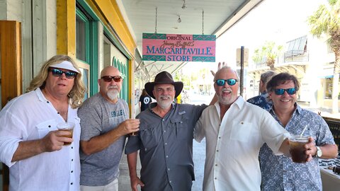 We walked through Key West Florida and met The Bikini Boys at Margaritaville