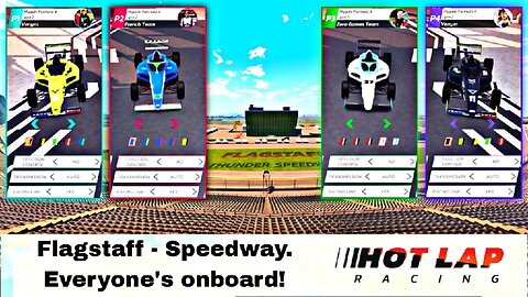 Switch Hot Lap Racing G5, 4P local splitscreen Quick Race on Speedway, Mygale Formula 4 gen 2s!