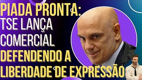 PIADA PRONTA: TSE faz comercial ensinando o que é liberdade de expressão!