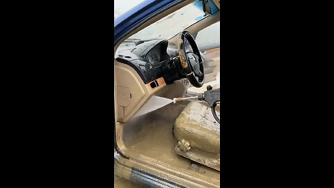 Deep cleaning a car