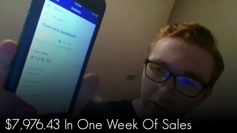 Making almost $8k In One Week With His Online Shopify Store - Chad Novak