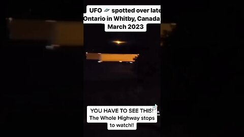 UFO over CANADA 2023