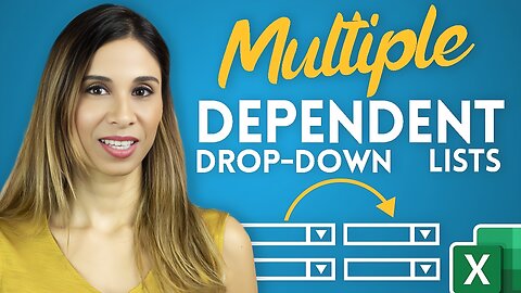 Create Multiple Dependent Drop-Down Lists in Excel (on Every Row)