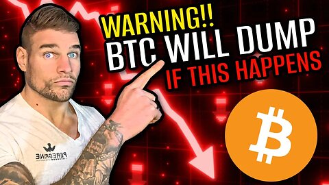 ⚠️ MAJOR BITCOIN WARNING!!!!! ⚠️ | HUGE DUMP If This Happens!!!