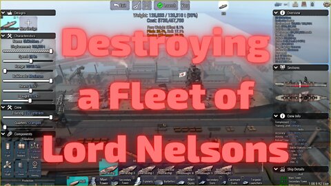 Destroying A Fleet of Lord Nelsons