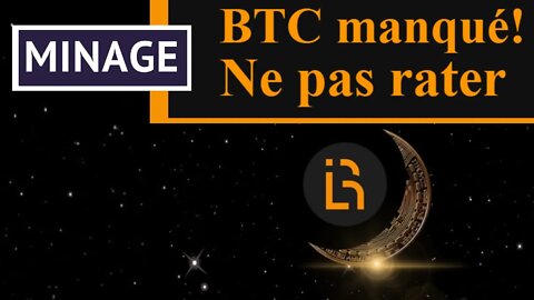 Projet Crypto Minage Libre NFT DAO Btcs wallet