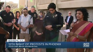 12th night of protests in Phoenix