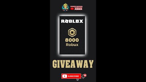 We gave away 8000 robux to the winner