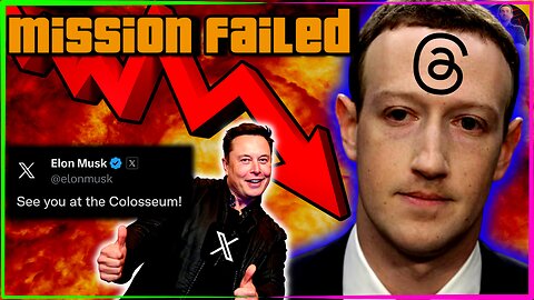 Elon Musk DESTROYS Mark Zuckerberg in the GREAT APP WAR! Threads is DEAD as X Thrives!