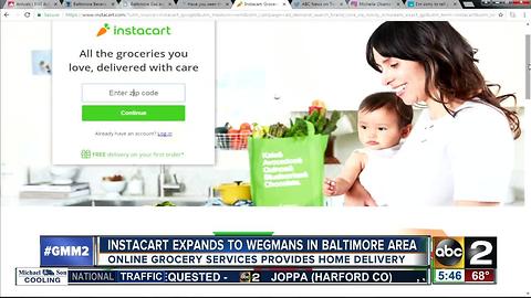 Instacart expanding to Wegmans in Baltimore