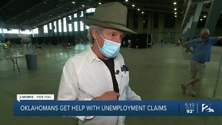 Oklahomans get help with unemployment claims